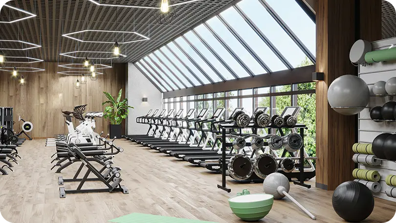 Mid-Size Gym